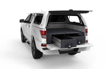 FIXED FLOOR DRAWERS TO SUIT MAZDA BT-50 DUAL CAB 10/2011-08/2020