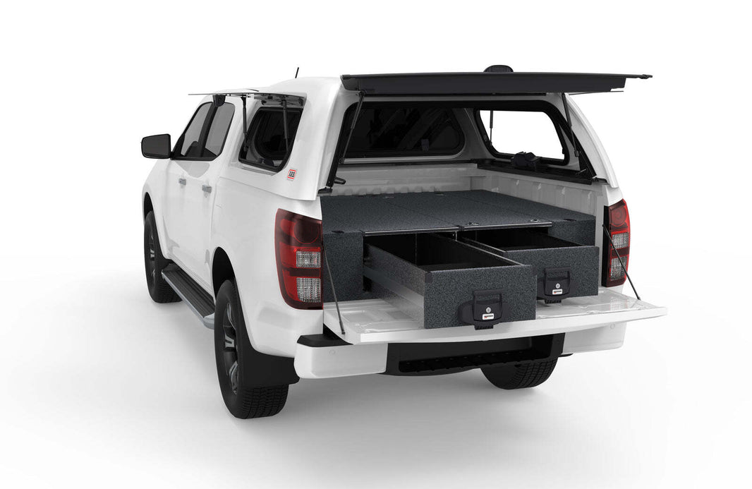 FIXED FLOOR DRAWERS TO SUIT MAZDA BT-50 DUAL CAB 10/2020-CURRENT