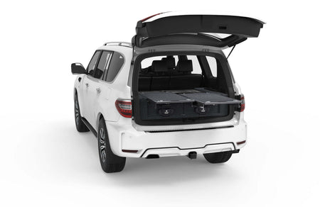 DUAL ROLLER FLOOR DRAWERS TO SUIT NISSAN PATROL Y62 WAGON 01/2011-CURRENT