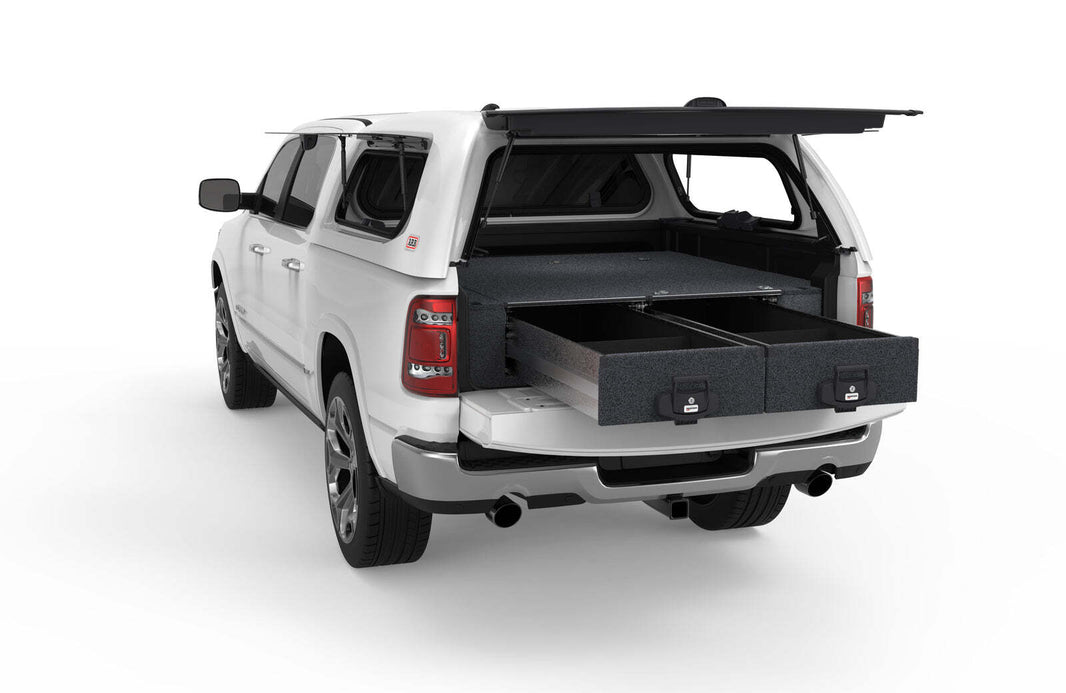FIXED FLOOR DRAWERS TO SUIT RAM 1500 LARAMIE CREW CAB 01/2020-CURRENT