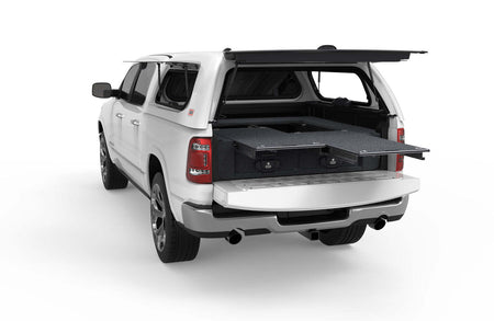 DUAL ROLLER FLOOR DRAWERS TO SUIT RAM 1500 LARAMIE CREW CAB 01/2020-CURRENT