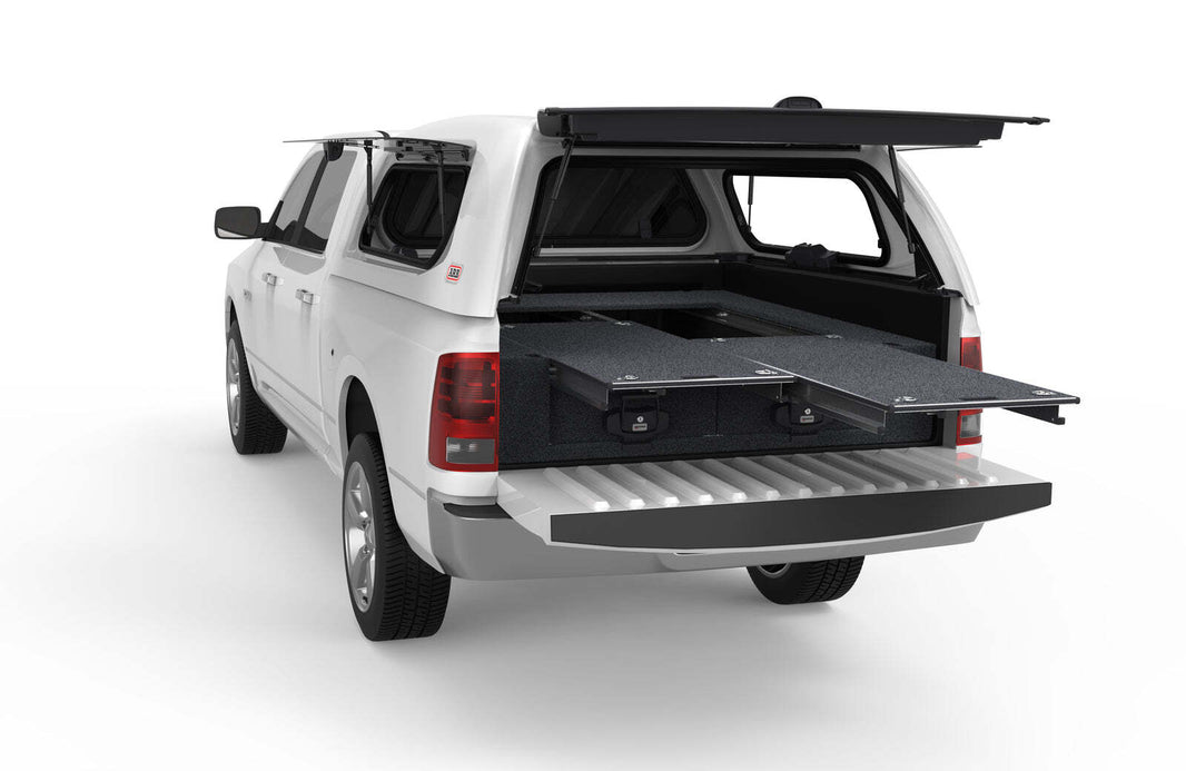 DUAL ROLLER FLOOR DRAWERS TO SUIT RAM 1500 EXPRESS QUAD CAB 01/2020-CURRENT