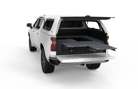 DUAL ROLLER FLOOR DRAWERS TO SUIT SILVERADO 1500 MAX INTERNAL TRAY LENGTH 1700MM 5'7'' 01/2020-CURRENT