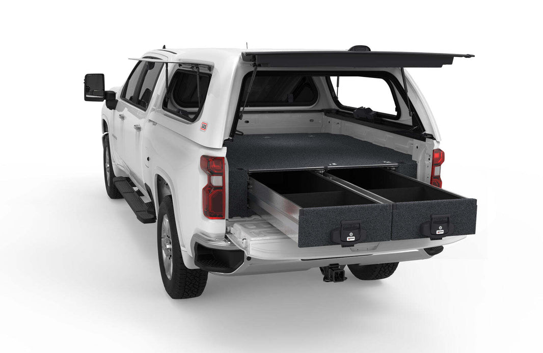 FIXED FLOOR DRAWERS TO SUIT SILVERADO 2500 MAX INTERNAL TRAY LENGTH 1900MM 6'4'' 01/2020-CURRENT