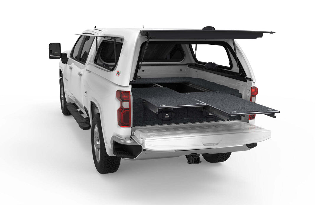 DUAL ROLLER FLOOR DRAWERS TO SUIT SILVERADO 2500 MAX INTERNAL TRAY LENGTH 1900MM 6'4'' 01/2020-CURRENT