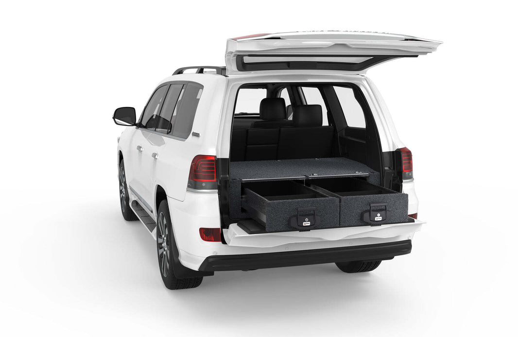 FIXED FLOOR DRAWERS TO SUIT TOYOTA LANDCRUISER 200 SERIES GX WAGON 03/2012-10/2021