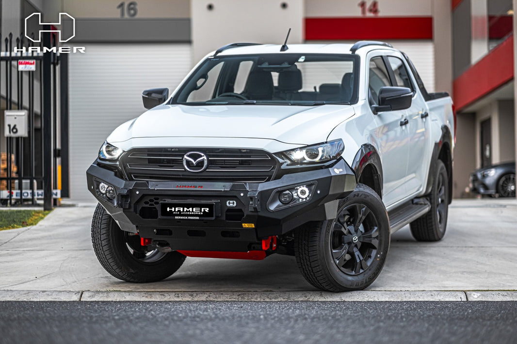 Hamer 4x4 KING SERIES (INCL. 3.5T RATED RECOVERY POINTS) BULL BAR TO SUIT MAZDA BT50 2021-PRESENT