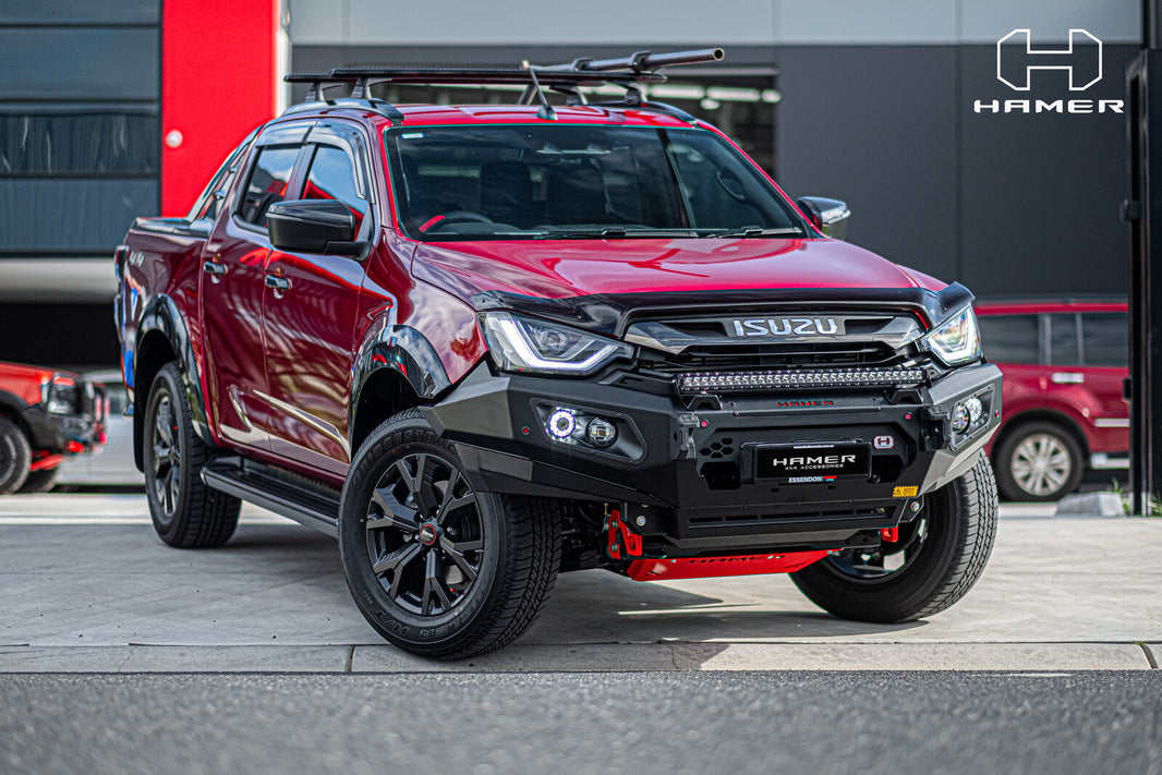 Hamer 4x4 KING SERIES (INCL. 3.5T RATED RECOVERY POINTS) BULL BAR TO SUIT ISUZU DMAX 2021-2024