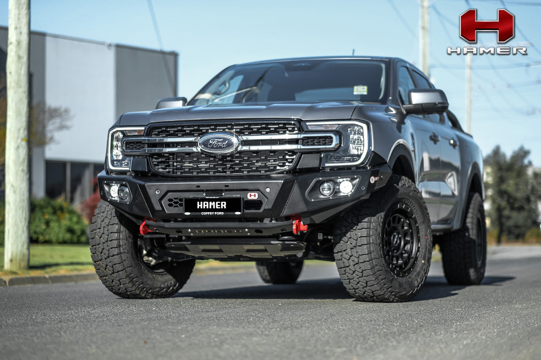 Hamer 4x4 KING SERIES (INCL. 3.5T RATED RECOVERY POINTS) BULL BAR TO SUIT FORD RANGER 2022-PRESENT
