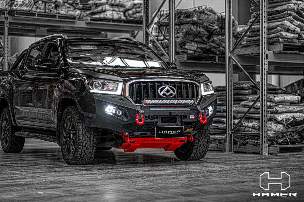 Hamer 4x4 KING SERIES (INCL. 3.5T RATED RECOVERY POINTS) BULL BAR TO SUIT LDV T60 2017-2021