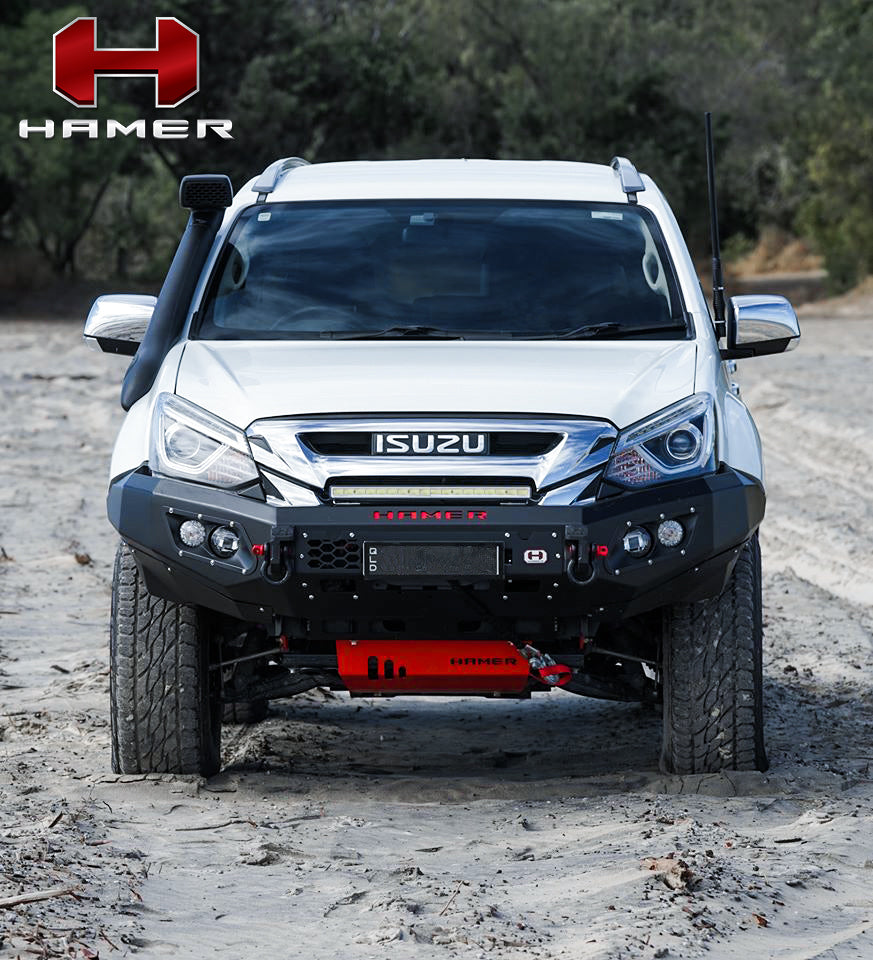 Hamer 4x4 KING SERIES (INCL. 3.5T RATED RECOVERY POINTS) BULL BAR TO SUIT ISUZU MUX 2016-2020