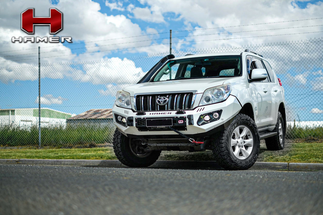 Hamer 4x4 KING SERIES (INCL. 3.5T RATED RECOVERY POINTS) BULL BAR TO SUIT TOYOTA PRADO 150 SERIES 2009-2013
