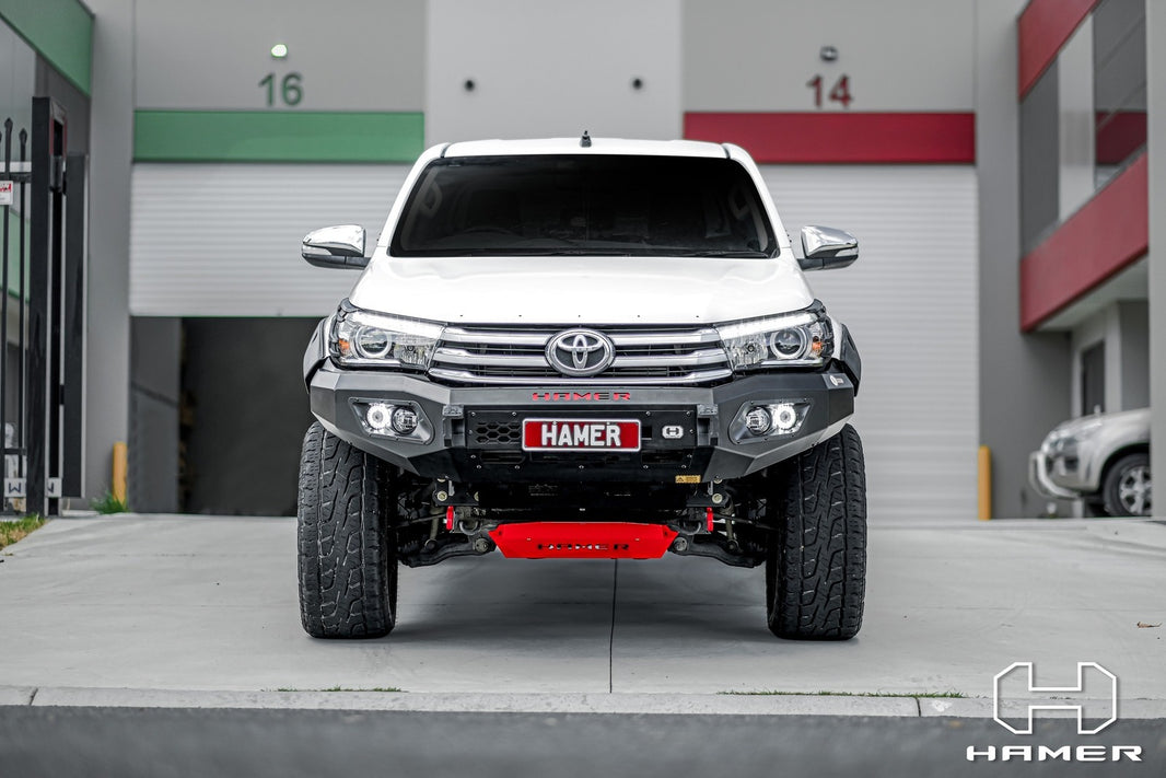 Hamer 4x4 KING SERIES (INCL. 3.5T RATED RECOVERY POINTS) BULL BAR TO SUIT TOYOTA HILUX REVO 2015-2018