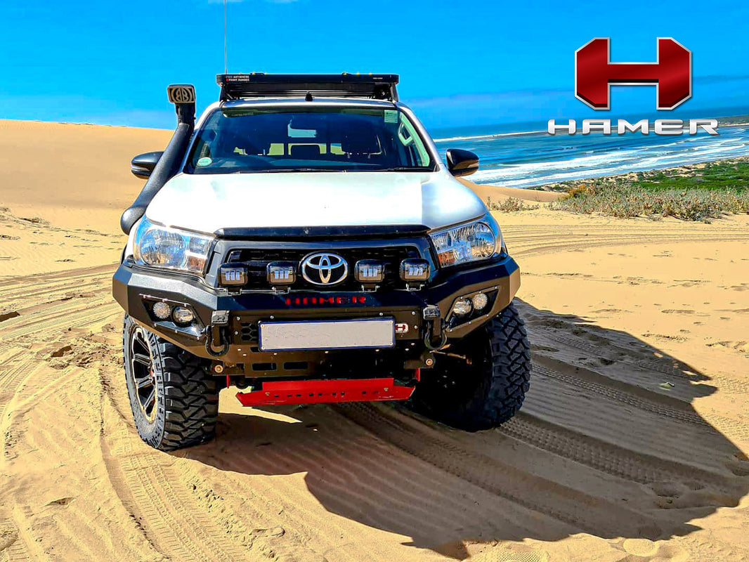 Hamer 4x4 KING SERIES (INCL. 3.5T RATED RECOVERY POINTS) BULL BAR TO SUIT TOYOTA HILUX REVO 2018-2020