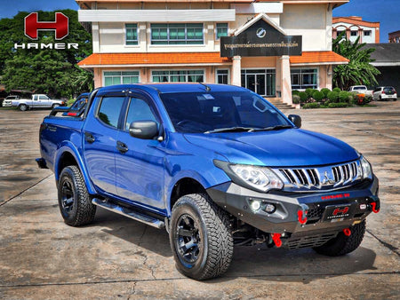 Hamer 4x4 KING SERIES (NO 3.5T RATED RECOVERY POINTS) BULL BAR TO SUIT MITSUBISHI TRITON MQ 2015-2018
