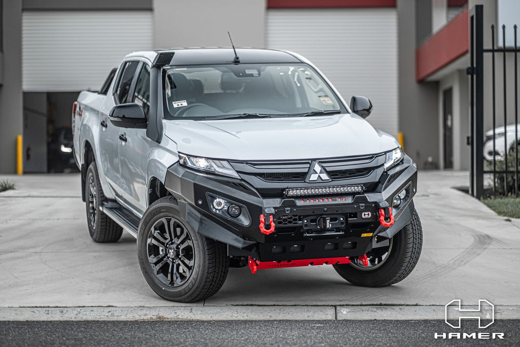 Hamer 4x4 KING SERIES (INCL. 3.5T RATED RECOVERY POINTS) BULL BAR TO SUIT MITSUBISHI TRITON MR 2018-2023