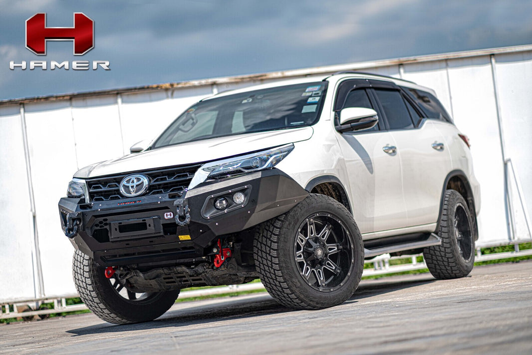 Hamer 4x4 KING SERIES (INCL. 3.5T RATED RECOVERY POINTS) BULL BAR TO SUIT TOYOTA FORTUNER 2020-PRESENT