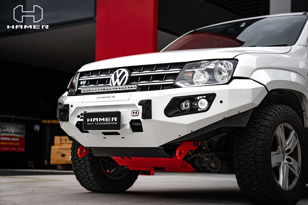 Hamer 4x4 KING SERIES (INCL. 3.5T RATED RECOVERY POINTS) BULL BAR TO SUIT VOLKSWAGEN AMAROK 2010-2022