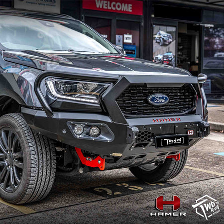 Hamer 4x4 KING SERIES PLUS (INCL. 3.5T RATED RECOVERY POINTS) BULL BAR TO SUIT FORD EVEREST 2015-2022