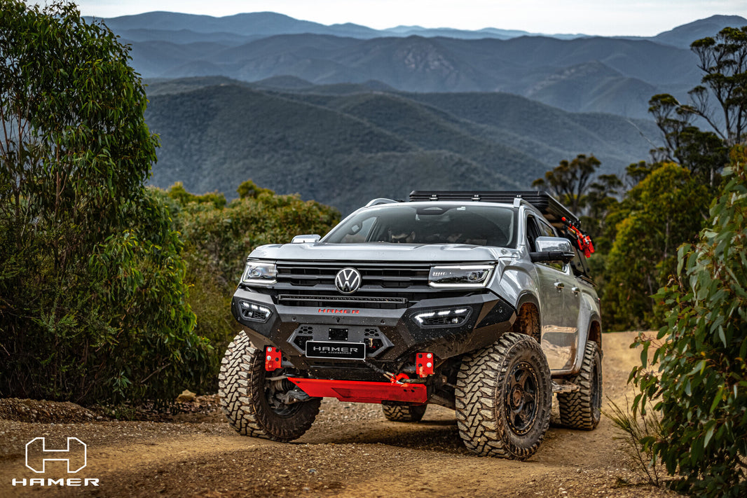Hamer 4x4 ATLAS SERIES (INCL. 3.5T RATED RECOVERY POINTS) BULL BAR TO SUIT VOLKSWAGEN AMAROK 2023-PRESENT