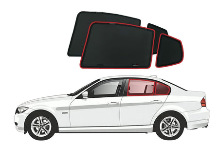BMW 3 Series Sedan 5th Generation Car Rear Window Shades (E90; 2004-2011)*
