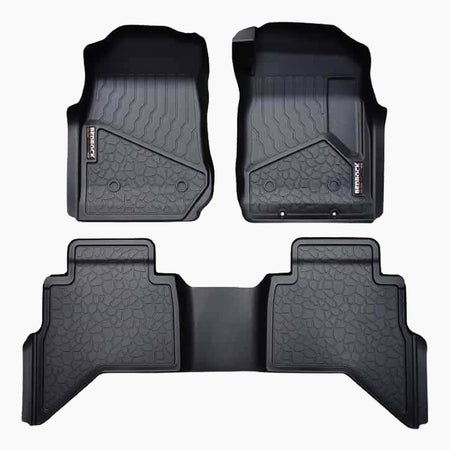 ISUZU D-MAX UTE (2012-2020) 1ST / 2ND ROW SET BEDROCK FLOOR LINERS