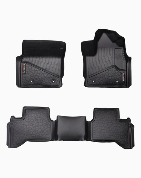 TOYOTA LANDCRUISER 300 SERIES SUV (2021-ON) 1ST / 2ND ROW SET BEDROCK FLOOR LINERS