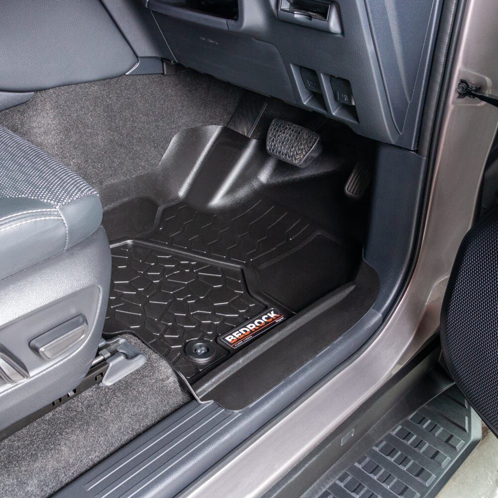 TOYOTA PRADO 250 SERIES (2024-ON) 1ST / 2ND ROW SET BEDROCK FLOOR LINERS