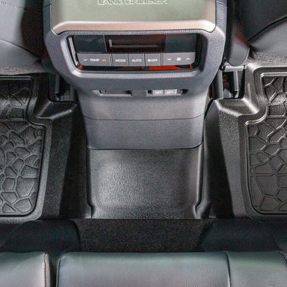 TOYOTA PRADO 250 SERIES (2024-ON) 1ST / 2ND ROW SET BEDROCK FLOOR LINERS