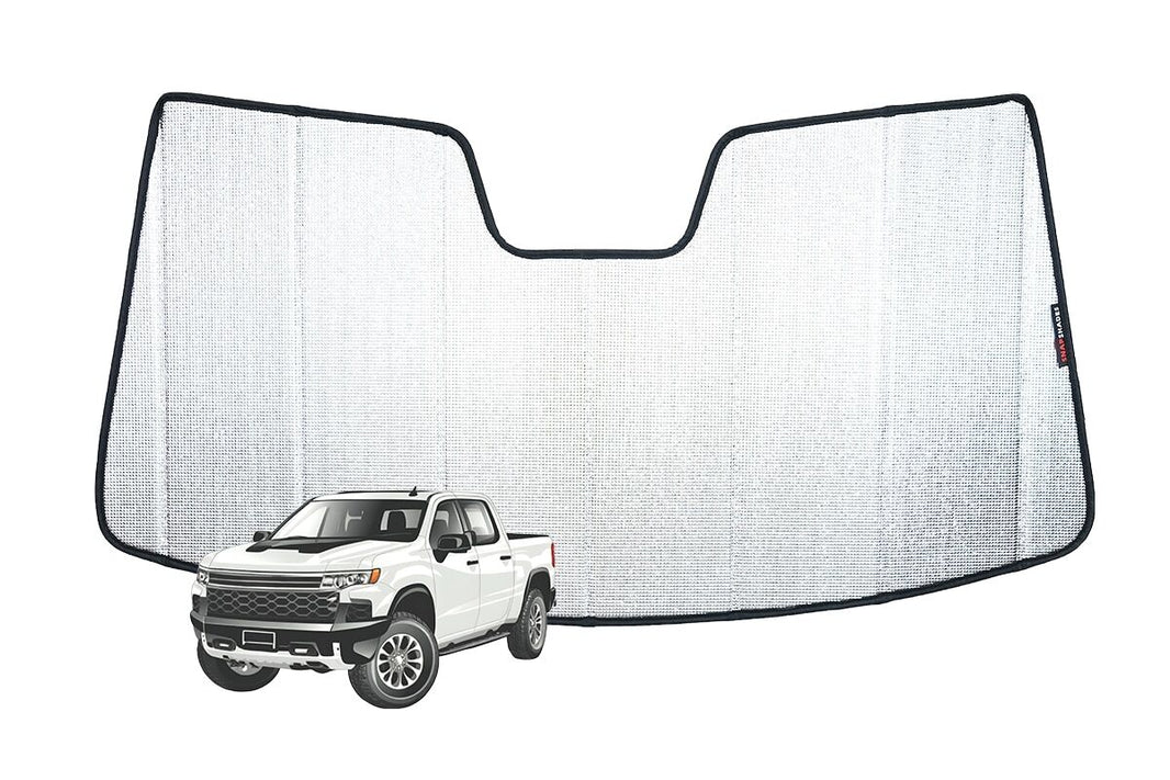 Chevrolet Silverado 1500/2500/3500 4th Generation | GMC Sierra 1500/2500/3500 5th Generation Front Windscreen Sun Shade (GMT T1XX; 2019-Present)