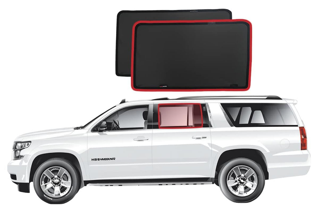 Chevrolet Suburban | GMC Yukon XL | Cadillac Escalade ESV Car Rear Window Shades (GMT K2YC/G- GMT K2XL; 2015-2020)