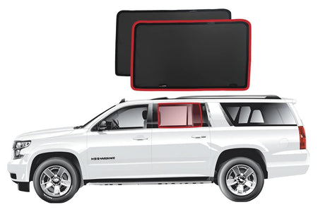 Chevrolet Suburban | GMC Yukon XL | Cadillac Escalade ESV Car Rear Window Shades (GMT K2YC/G- GMT K2XL; 2015-2020)