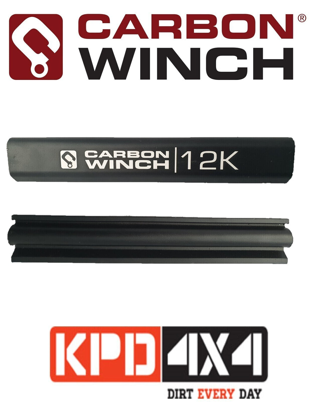 Carbon Winch 9500lb Tie Bar with Logo