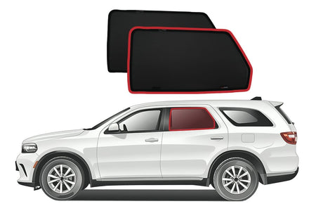 Dodge Durango 3rd Generation Car Rear Window Shades (WD; 2011-Present)*