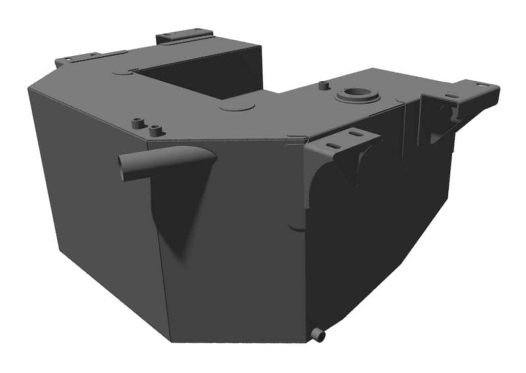 BROWN DAVIS RAM 2016-ON 1500 120 LITRE TRANSFER AUXILIARY LONG RANGE FUEL TANK
