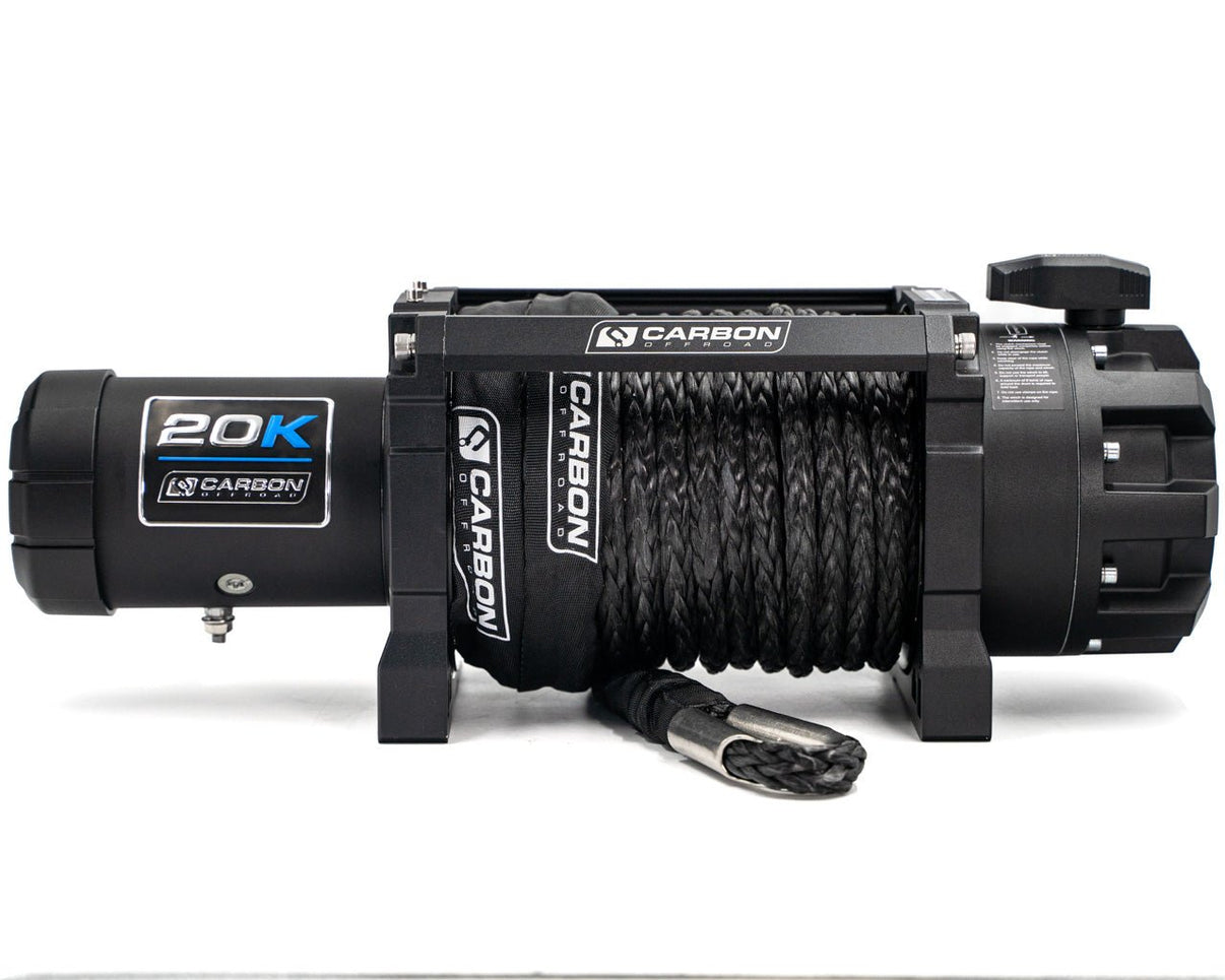 Carbon Scout Pro - 20000lb Extreme Duty Truck Winch - CW - XD20BLK 2