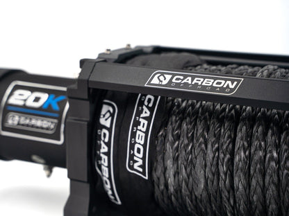 Carbon Scout Pro - 20000lb Extreme Duty Truck Winch 24V - CW - XD20BLK_24V 5