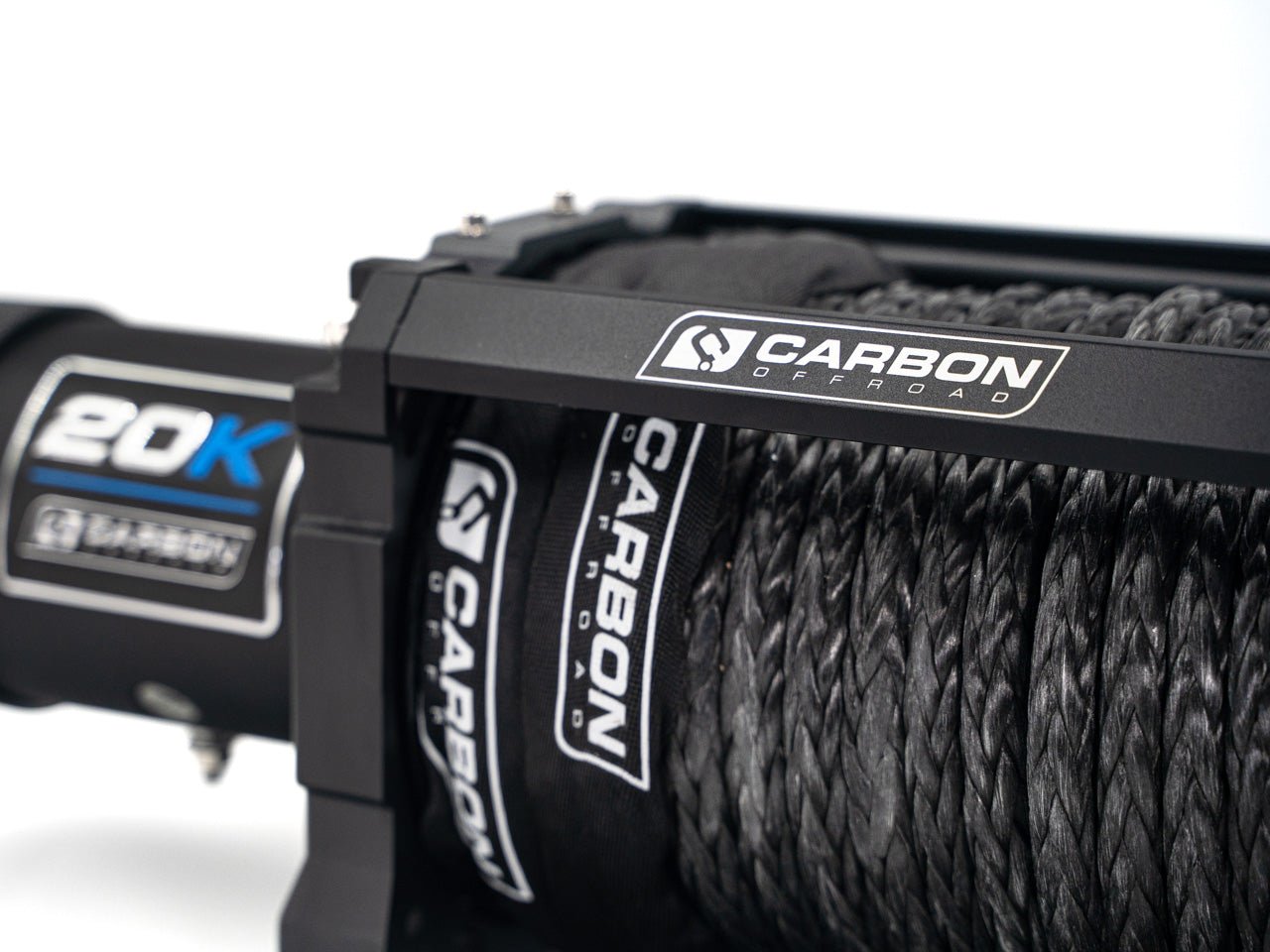 Carbon Scout Pro - 20000lb Extreme Duty Truck Winch 24V - CW - XD20BLK_24V 5
