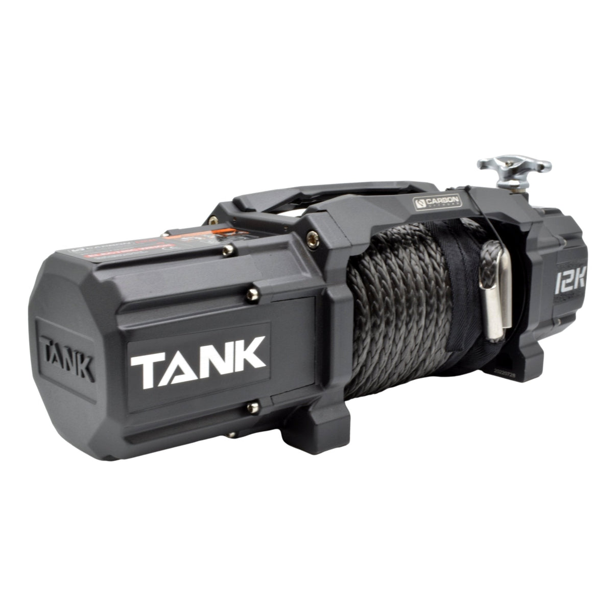 Carbon TANK - 12000lb Winch 12V - CW - TK12BLK 5