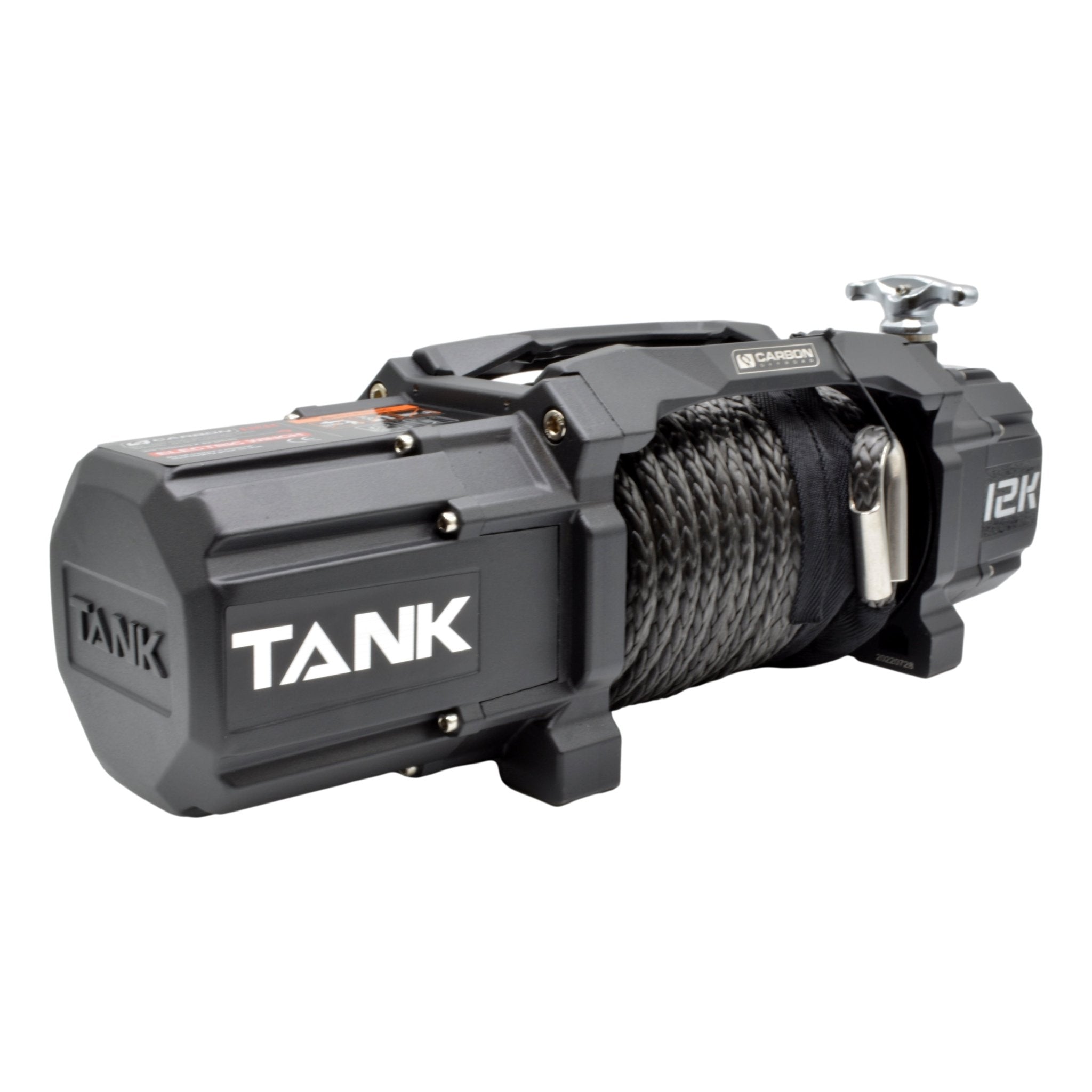 Carbon TANK - 12000lb Winch 12V - CW - TK12BLK 5