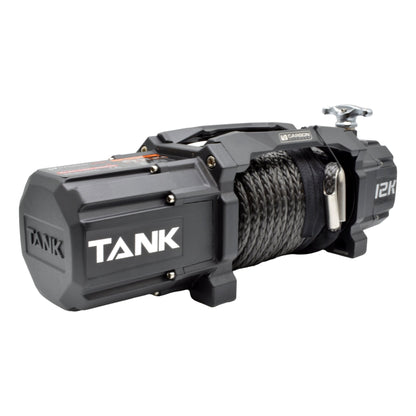 Carbon TANK - 12000lb Winch 12V - CW - TK12BLK 5