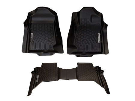 BROWN DAVIS FORD EVEREST NEXT-GEN 2022-ON FRONT AND REAR FLOOR MATS