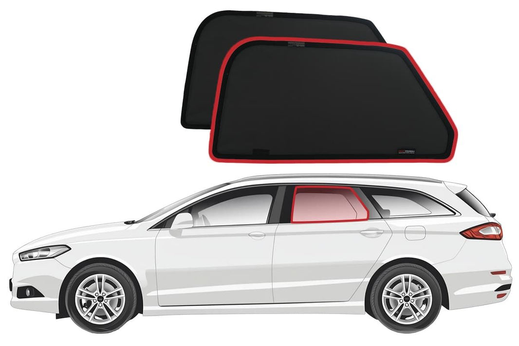 Ford Mondeo Wagon 4th Generation Car Rear Window Shades (Mk V; 2012-2022)