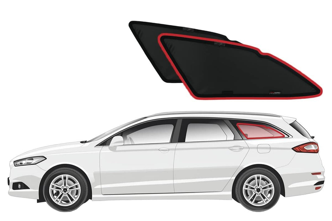 Ford Mondeo Wagon 4th Generation Port Window Shades (Mk V; 2012-2022)