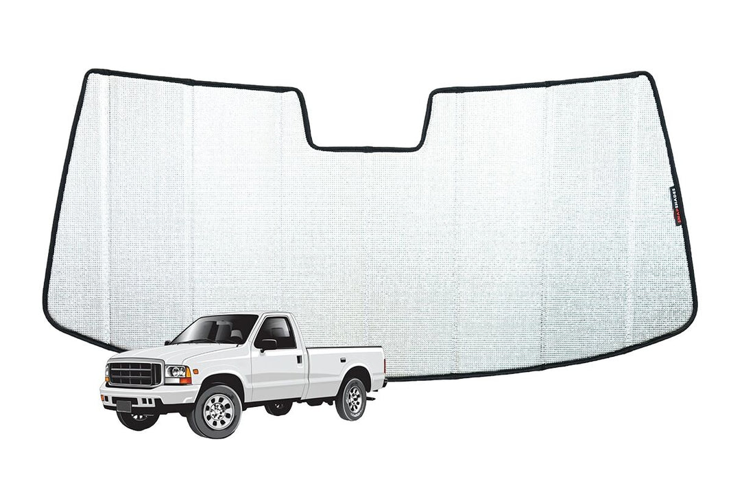 Ford Super Duty/F-Series/Excursion 1st Generation Front Windscreen Sun Shade (PHN131/UW137; 1999-2007)