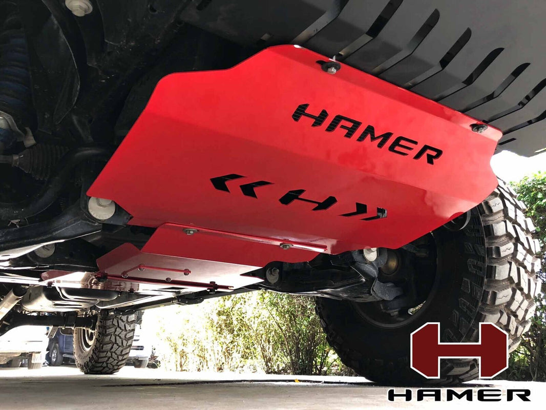 Hamer 4x4 3 PCE UNDERBODY PROTECTION PLATES TO SUIT FORD RANGER PX1 2012-2015