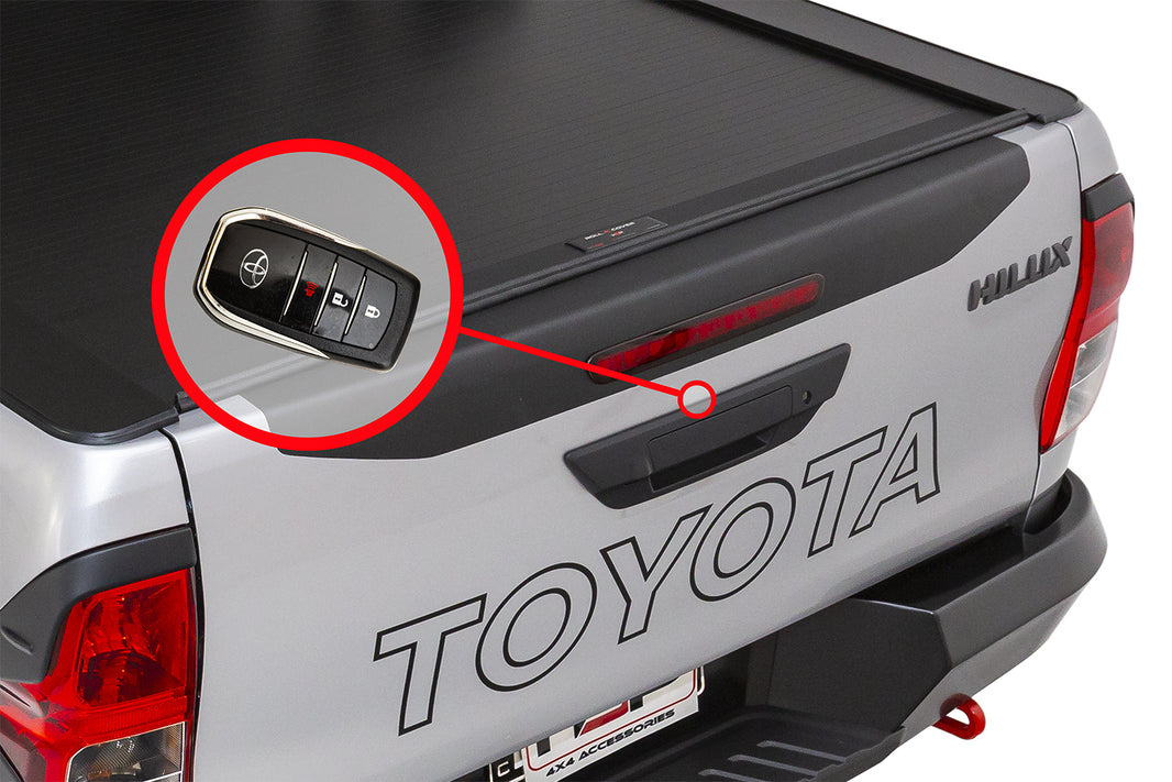 HSP Tail Lock Hilux Revo 2018+ Sr5, GR, Rogue + Rugged-X (Suits Barrel Lock)