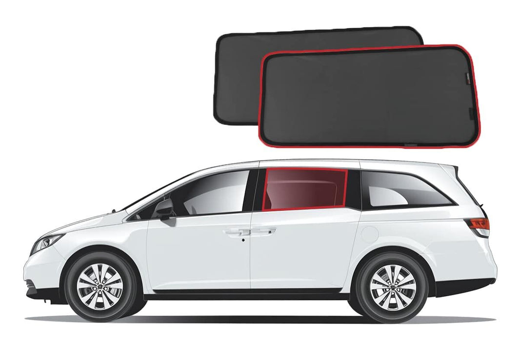 Honda Odyssey 4th Generation Car Rear Window Shades (North America) (RL5; 2011-2017)
