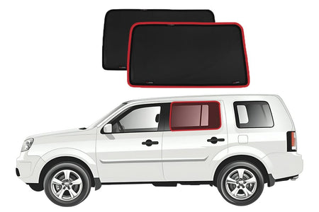 Honda Pilot 2nd Generation Car Rear Window Shades (YF3/4; 2008-2015)
