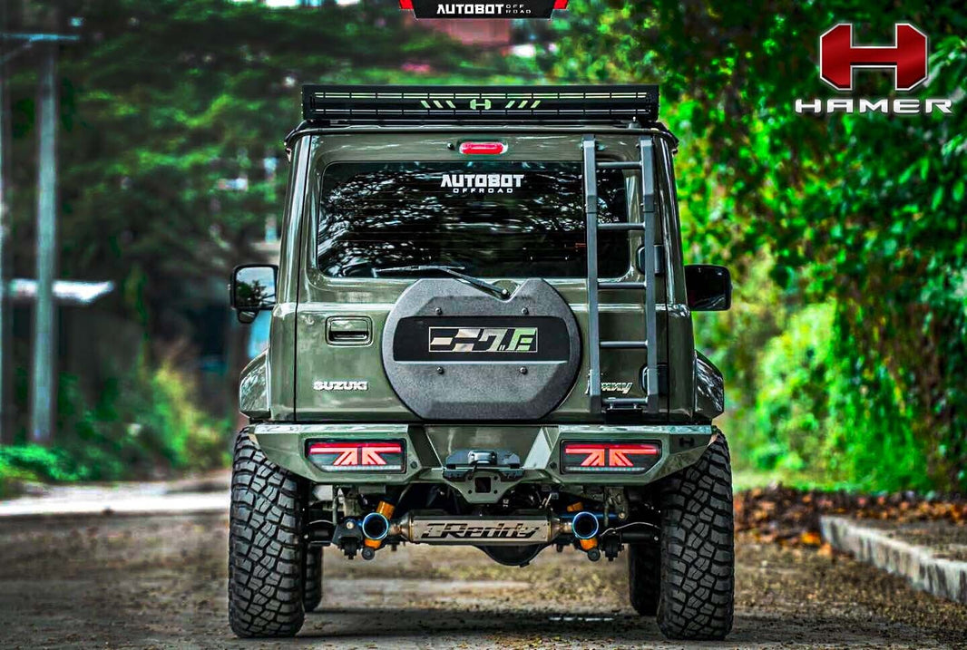 Hamer 4x4 REAR LADDER REAR LADDER TO SUIT SUZUKI JIMNY (3 & 5 DOORS) JB74W 2018-PRESENT